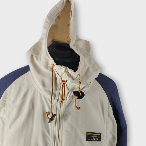 L.L.Bean Anorak Jacket Womens 3X 1/4 Zip Colorblock Hooded Windbreaker Outdoors - Picture 5 of 7